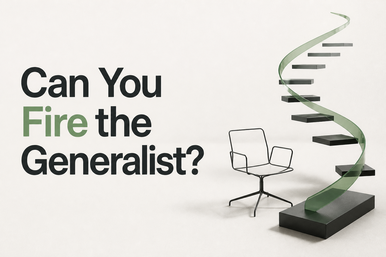 Can You Fire the Generalist?