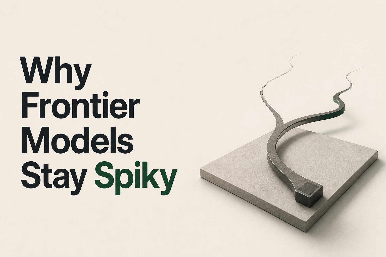 Why Frontier Models Stay Spiky